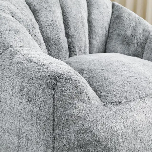 Alt view image 6 of 7 - Bean Bag Chair, Bean Bag Sofa Chair with Armrests Stuffed High-Density Foam, Lazy Sofa Comfy Chairs BeanBag Chair for Adults in Living Room,Bedroom Reading