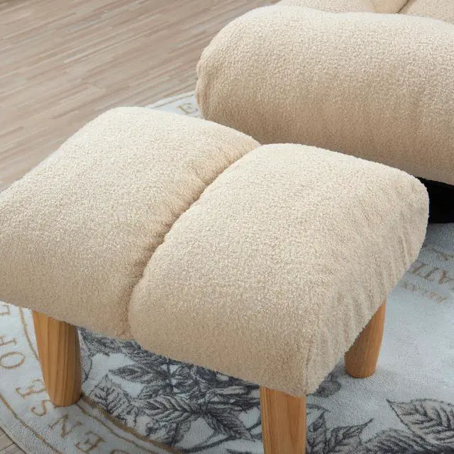 Alt view image 7 of 7 - Single sofa reclining chair Japanese chair lazy sofa tatami balcony reclining chair leisure sofa adjustable chair