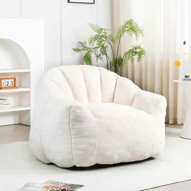 Main image of Bean Bag Chair, Bean Bag Sofa Chair with Armrests Stuffed High-Density Foam, Lazy Sofa Comfy Chairs BeanBag Chair for Adults in Living Room,Bedroom Reading
