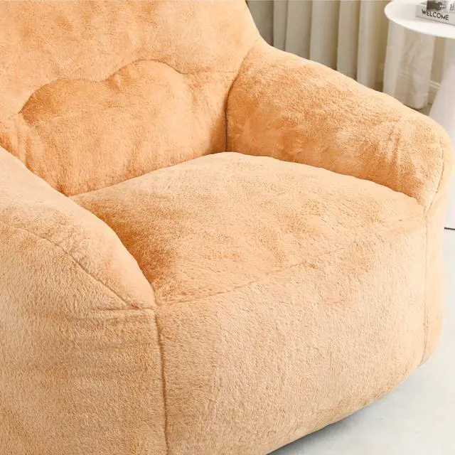 Alt view image 7 of 7 - Bean Bag Chair, Bean Bag Sofa Chair with Armrests Stuffed High-Density Foam, Lazy Sofa Comfy Chairs BeanBag Chair for Adults in Living Room,Bedroom Reading