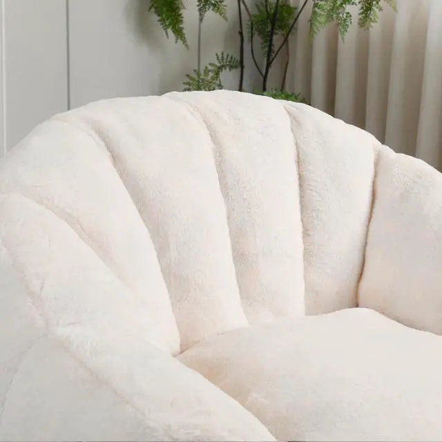 Alt view image 6 of 7 - Bean Bag Chair, Bean Bag Sofa Chair with Armrests Stuffed High-Density Foam, Lazy Sofa Comfy Chairs BeanBag Chair for Adults in Living Room,Bedroom Reading