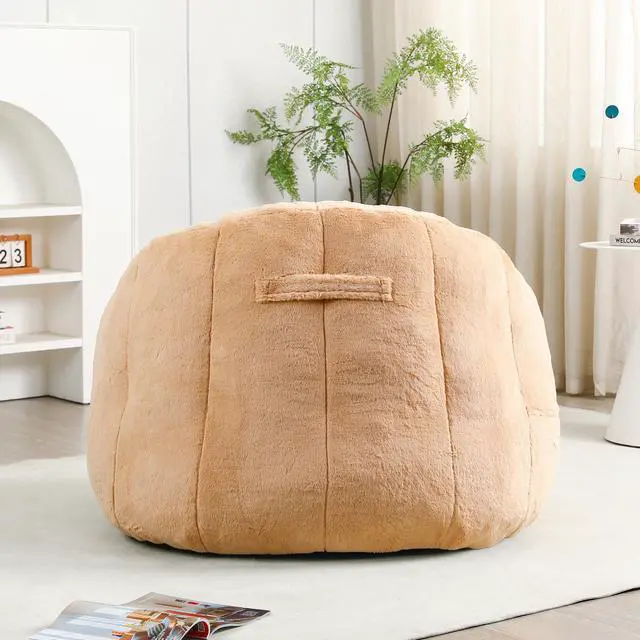 Alt view image 4 of 7 - Bean Bag Chair, Bean Bag Sofa Chair with Armrests Stuffed High-Density Foam, Lazy Sofa Comfy Chairs BeanBag Chair for Adults in Living Room,Bedroom Reading