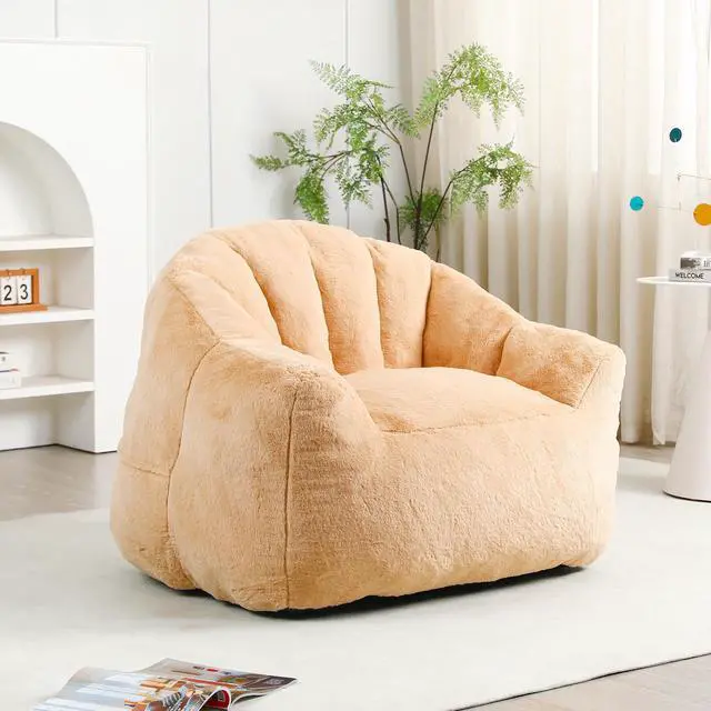 Main image of Bean Bag Chair, Bean Bag Sofa Chair with Armrests Stuffed High-Density Foam, Lazy Sofa Comfy Chairs BeanBag Chair for Adults in Living Room,Bedroom Reading