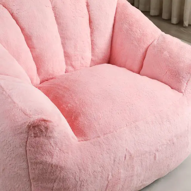 Alt view image 6 of 7 - Bean Bag Chair, Bean Bag Sofa Chair with Armrests Stuffed High-Density Foam, Lazy Sofa Comfy Chairs BeanBag Chair for Adults in Living Room,Bedroom Reading