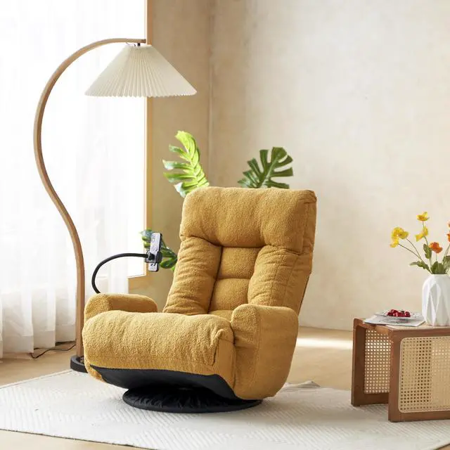 Main image of Adjustable head and waist, game chair, lounge chair in the living room, 360 degree rotatable sofa chair,Rotatable seat Leisure Chair deck chair