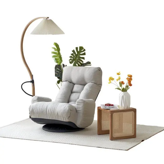 Alt view image 4 of 7 - Adjustable head and waist, game chair, lounge chair in the living room, 360 degree rotatable sofa chair,Rotatable seat Leisure Chair deck chair