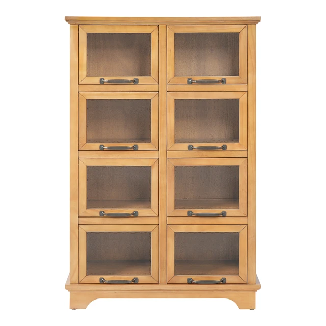 Alt view image 4 of 7 - Modern Storage Cabinet with 8 Doors,Display Cabinet
