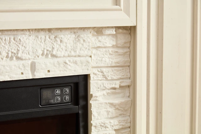 Alt view image 2 of 7 - 30'' Electric Fireplace Inserts, Recessed & Built in Wall Electric Fireplace Heater with Fire Crackling Sound, Adjustable Top Light & Flame Speed, Overheating Protection, 750/1500W Black