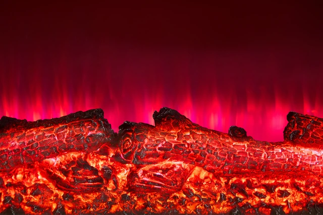 Alt view image 4 of 7 - 30'' Electric Fireplace Inserts, Recessed & Built in Wall Electric Fireplace Heater with Fire Crackling Sound, Adjustable Top Light & Flame Speed, Overheating Protection, 750/1500W Black