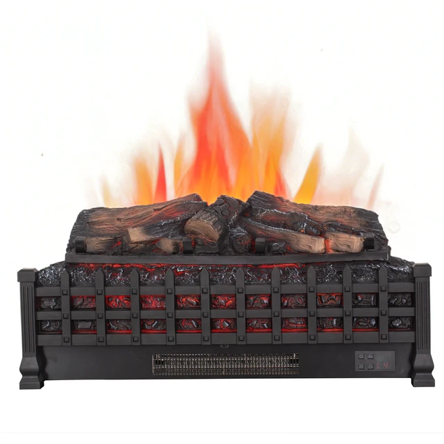 Alt view image 4 of 7 - 26 inch Electric Fireplace 3D Log set insert, Free Standing Fireplace Heater for Indoor