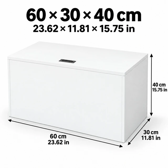 Alt view image 2 of 7 - 23" x 11" x 15" Modular Wooden Storage Cabinet, LiftTop Storage Bench Suitable for Placement in Narrow Spaces, Combinable Multiple Units Storage Chest for Bedroom, Living Room, Entryway-White