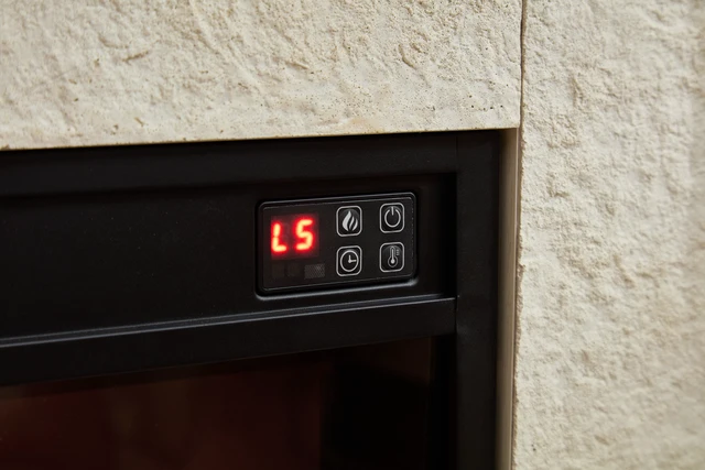 Alt view image 5 of 7 - 42" Width Electric Fireplace Inserts with Adjustable Flame Colors, Fireplace Heater with Touch Screen & Remote Control, Recessed in Wall, 750/1500W, Timer