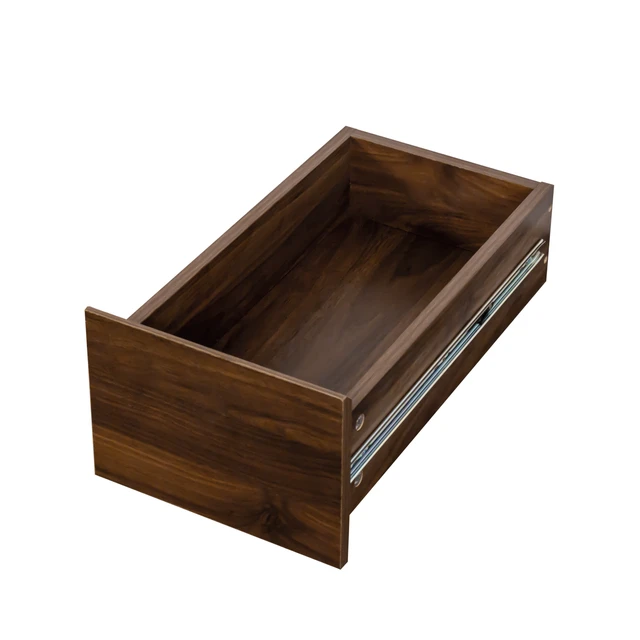 Alt view image 6 of 7 - 70.87" H Display Storage Cabinet , 4-Tier Shelf, 3 Side Drawers & 4 small display shelves , Modern Wooden Tall Bookshelf Bookcase for Living Room Home Office