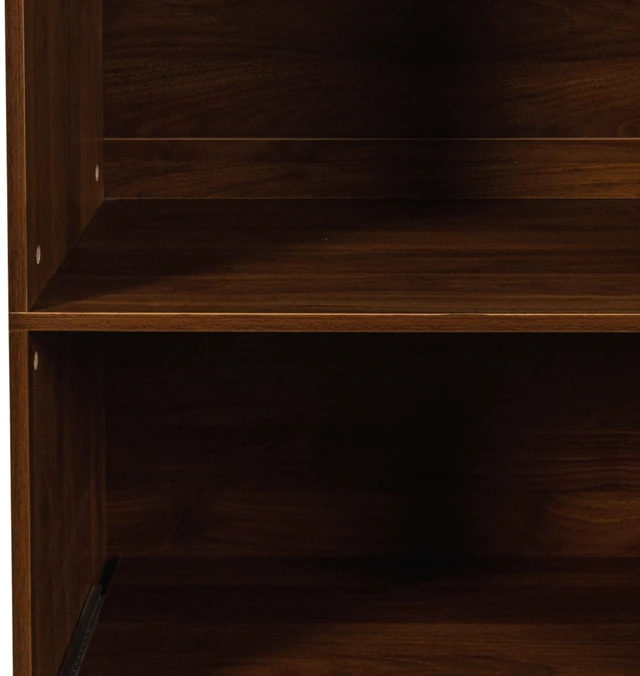 Alt view image 4 of 7 - 70.87" Tall Kitchen Pantry Cabinet with multi-functional pull-out multi-tier storage shelf, 4-Tier side Shelf, 2 Drawers,with Glass Door,Freestanding Food Hutch with Microwave Stand for Dining Room