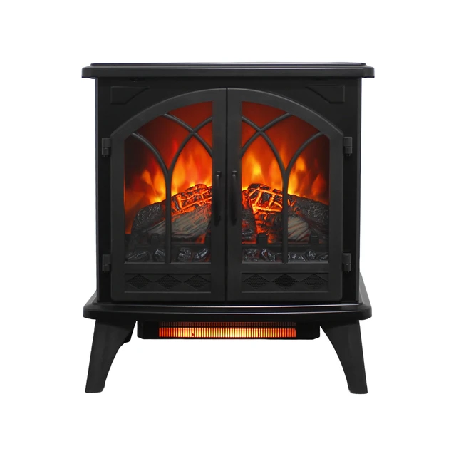 Alt view image 2 of 7 - 24 inch 3D Flame Electric Infrared Quartz Fireplace Stove with remote control