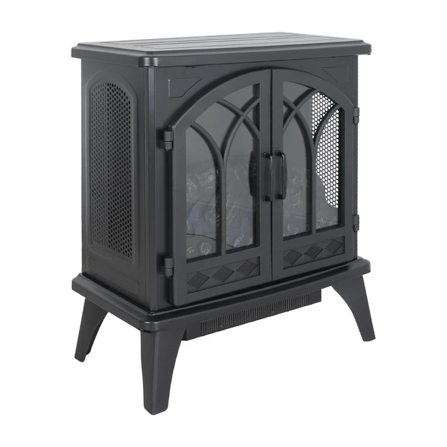 Alt view image 7 of 7 - 24 inch 3D Flame Electric Infrared Quartz Fireplace Stove with remote control