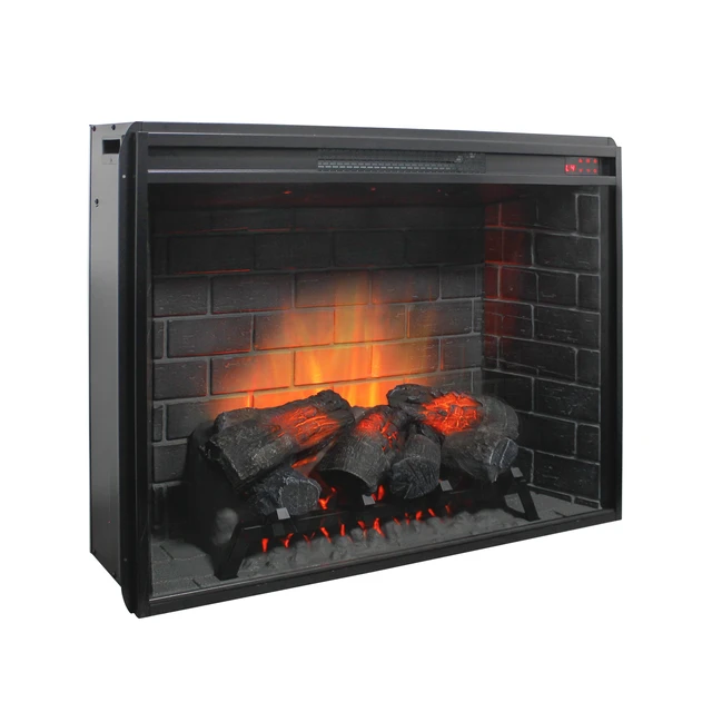 Alt view image 3 of 7 - 33 inch Infrared Electric Fireplace with Removable Trim kit Insert, Touch Panel Home Decor Heater