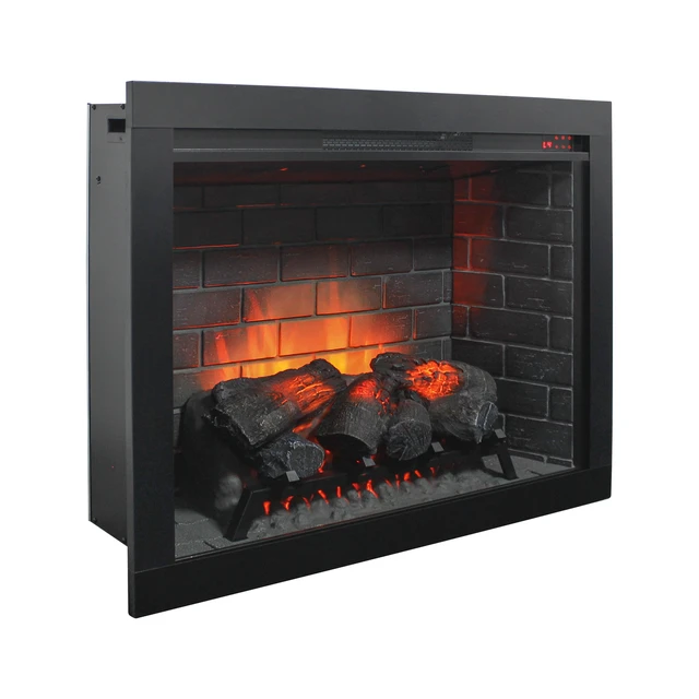 Alt view image 2 of 7 - 33 inch Infrared Electric Fireplace with Removable Trim kit Insert, Touch Panel Home Decor Heater