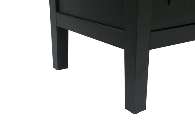 Alt view image 5 of 7 - 60 inches Modern Farmhouse Accent Cabinet with 4 Doors and Adjustable Shelf Wood Sideboard Buffet Cabinet Console Table Credenza Buffet Table for Kitchen Dining Room Entryway Hallway(Antique Black)