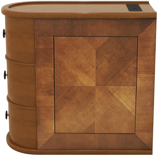Alt view image 7 of 7 - End Table with Charging Station, Sofa Side Table with Drawers, No Assembly Required, Expect Arrival Date (2025/5/27)