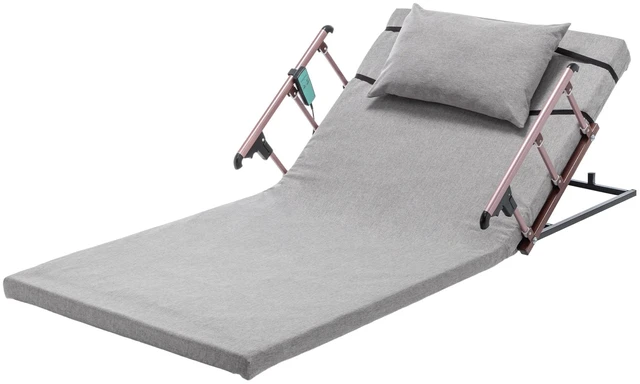 Main image of Electric Adjustable Bed Backrest, 300 lbs Weight Capacity, 4-68° Upgraded Lifting System with Collapsible Safety Rails, Remote Control, for Elderly, Pregnancy, Patients, Handicap, Home Hospital Care