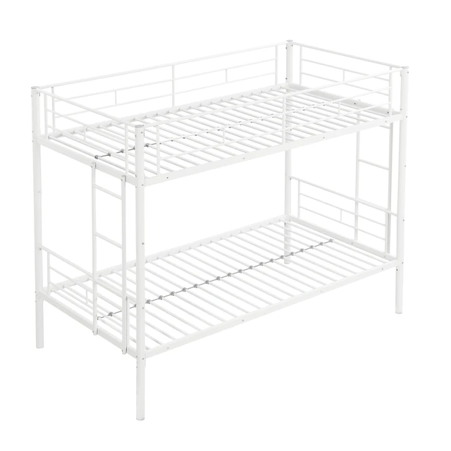 Alt view image 2 of 3 - METAL BUNK BED WHITE