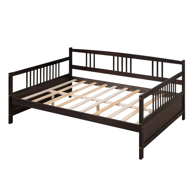 Alt view image 3 of 7 - Full Size Daybed with Support Legs, Espresso