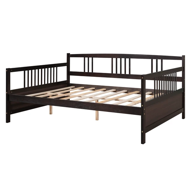 Alt view image 7 of 7 - Full Size Daybed with Support Legs, Espresso