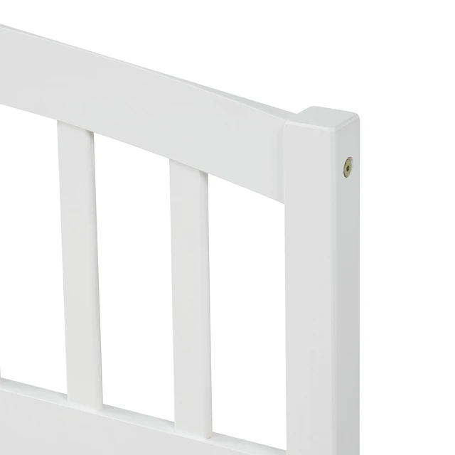 Alt view image 7 of 7 - Twin Platform Storage Bed Wood Bed Frame with Two Drawers and Headboard, White (Previous SKU: SF000062KAA)