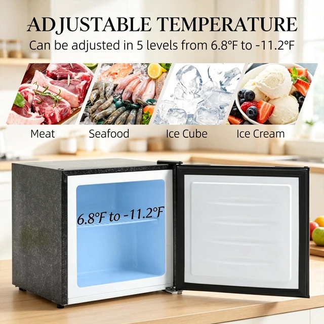 Alt view image 3 of 5 - Space-Saving Refrigerator,Compact Single-Door Mini Fridge,Versatile Mini Cooler