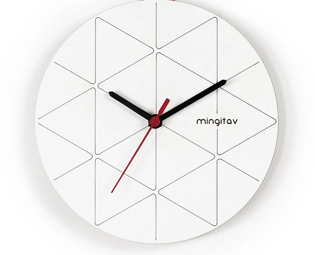 Alt view image 2 of 5 - Minuet Wall Clock Red
