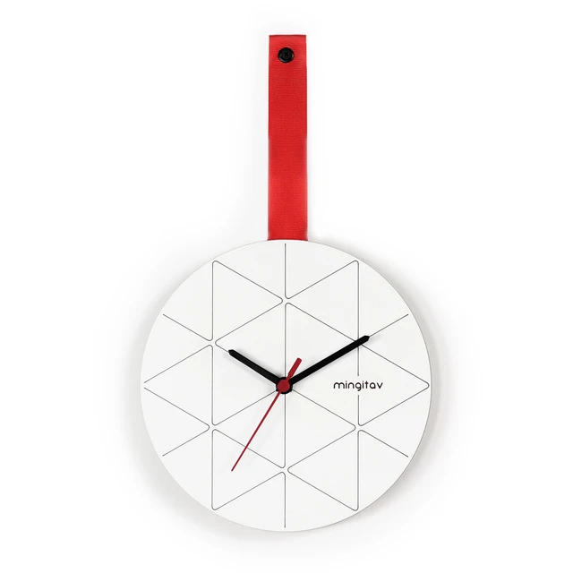 Alt view image 4 of 5 - Minuet Wall Clock Red