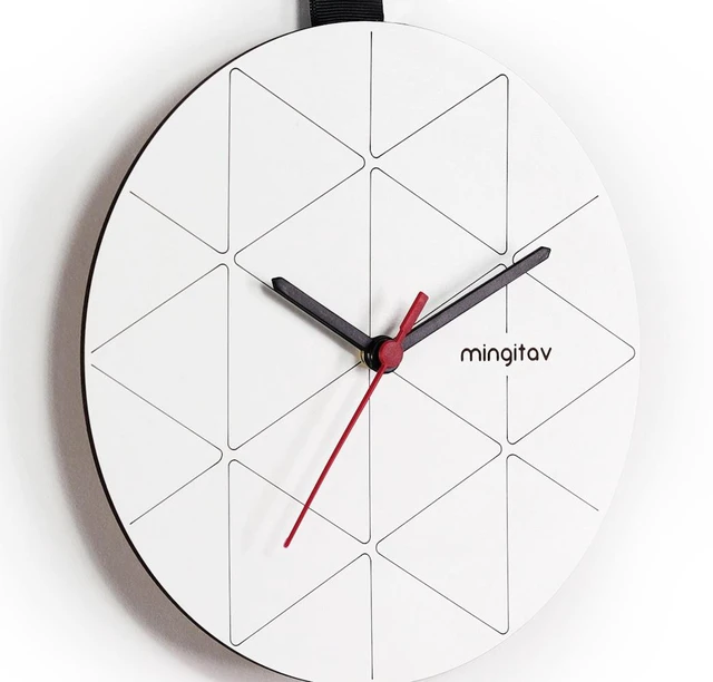 Alt view image 3 of 5 - Minuet Wall Clock Black