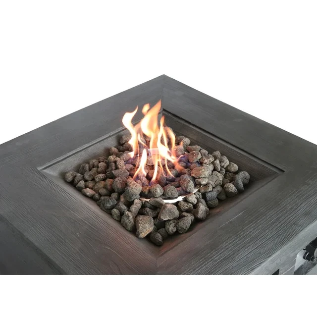 Alt view image 3 of 5 - Fibre Reinforced Concrete Propane/Natural Gas Fire Pit Table