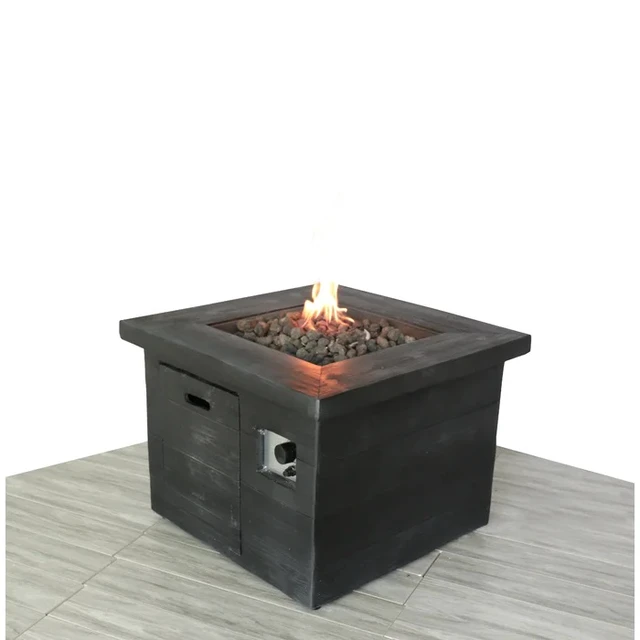 Alt view image 4 of 5 - Fibre Reinforced Concrete Propane/Natural Gas Fire Pit Table