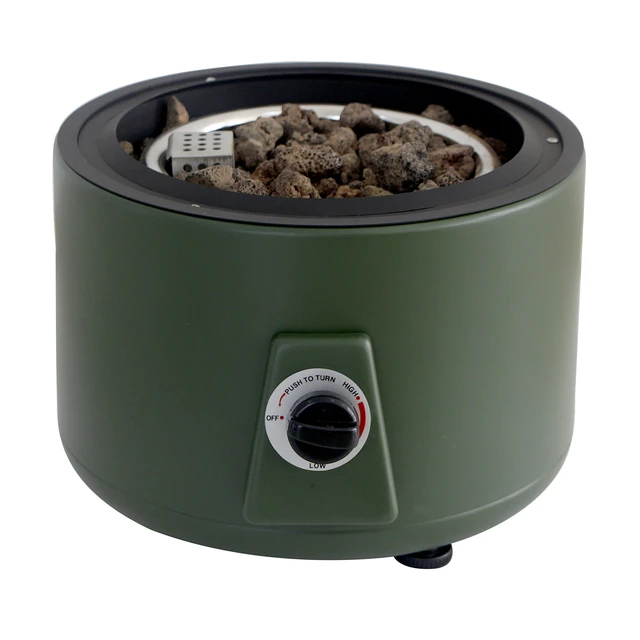 Alt view image 6 of 7 - Campfire Firepit, Green