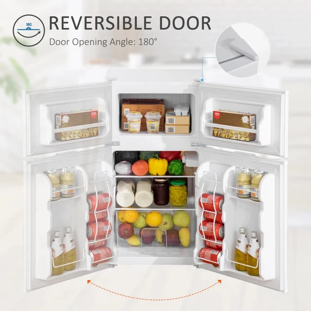 Alt view image 2 of 7 - Home Office Compact Refrigerator,Mini Fridge