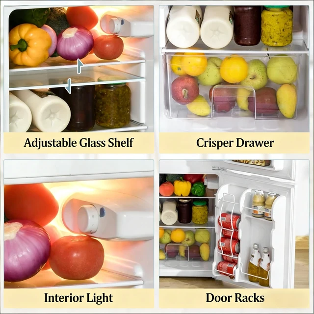 Alt view image 6 of 7 - Home Office Compact Refrigerator,Mini Fridge