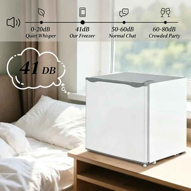 Alt view image 2 of 7 - Compact Single-Door Mini Fridge,Space-Saving Refrigerator,Versatile Mini Cooler