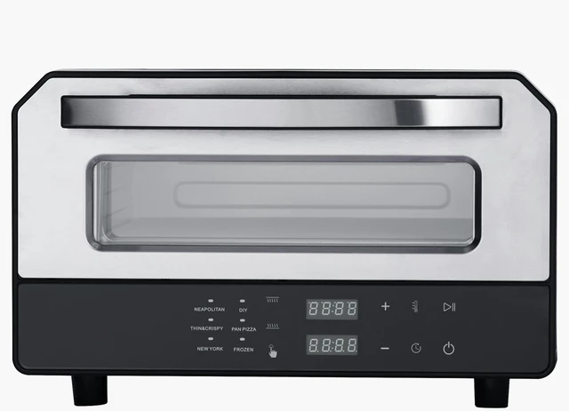 Main image of 12 Inch Electric Pizza Oven with Pizza Stone 750 Max Temp Pizza Maker