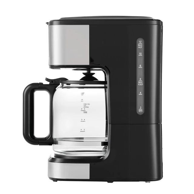 Alt view image 4 of 7 - Programmable Coffee Maker, 12 Cup Programmable Drip Coffee Makers with Touch Screen, 4-Hour Keep Warm Coffee Makers Drips, 2 Brew Strengths Drip Coffee Machine for Home, 24-Hour Programmable