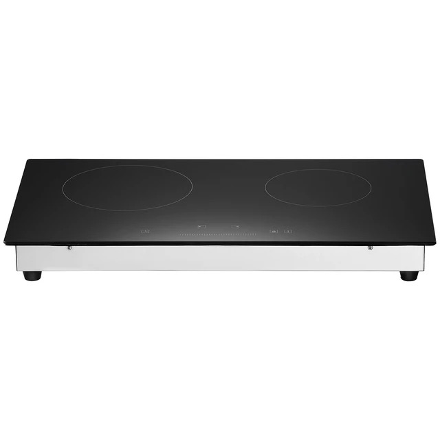 Alt view image 3 of 7 - Built-in Electric Cooktop Radiant Ceramic Cooktop 2 Burners 23.6x13.3 inch
