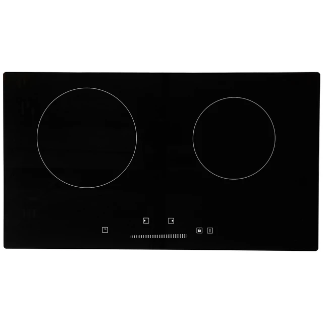 Alt view image 5 of 7 - Built-in Electric Cooktop Radiant Ceramic Cooktop 2 Burners 23.6x13.3 inch