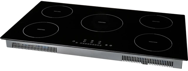 Main image of Electric Cooktop, 5 Burners, 36'' Induction Stove Top, Built-in Magnetic Cooktop 9200W, 9 Heating Level Multifunctional Burner, LED Touch Screen w/ Child Lock & Over-Temperature Protection