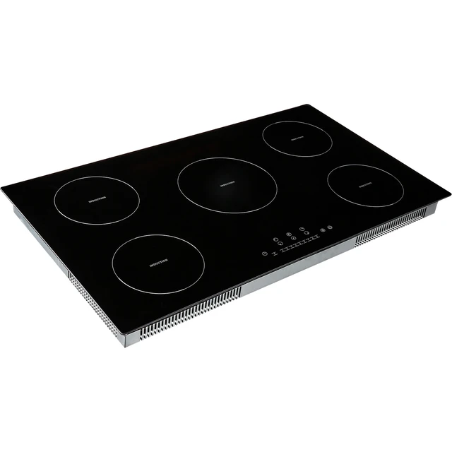 Alt view image 6 of 7 - Electric Cooktop, 5 Burners, 36'' Induction Stove Top, Built-in Magnetic Cooktop 9200W, 9 Heating Level Multifunctional Burner, LED Touch Screen w/ Child Lock & Over-Temperature Protection