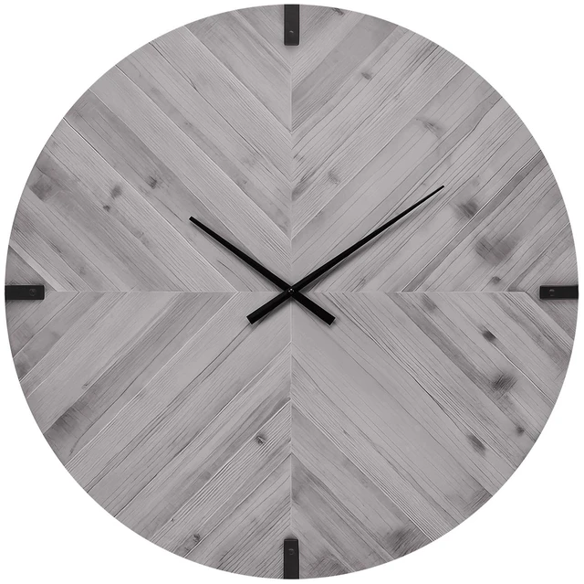 Alt view image 3 of 4 - Clocks, 30" Round, Large Oversized, Wall Clock, Grey, Contemporary, Modern
