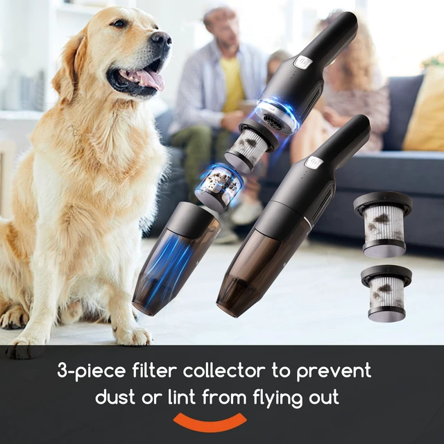 Alt view image 7 of 7 - Cordless Stick/Handheld Vacuum Cleaner, 10-17Kpa 2-Level Powerful Suction,Fast Charging-Use Durable,Latest Household Vacuum Cleaners for Cleaning Flooring, Carpets, Sofas, Car Seat,Hair and Dust