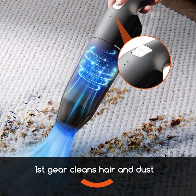 Alt view image 3 of 7 - Cordless Stick/Handheld Vacuum Cleaner, 10-17Kpa 2-Level Powerful Suction,Fast Charging-Use Durable,Latest Household Vacuum Cleaners for Cleaning Flooring, Carpets, Sofas, Car Seat,Hair and Dust