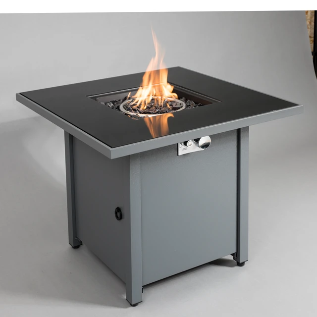 Alt view image 2 of 5 - 25" H x 30" W Steel Outdoor Fire Pit Table