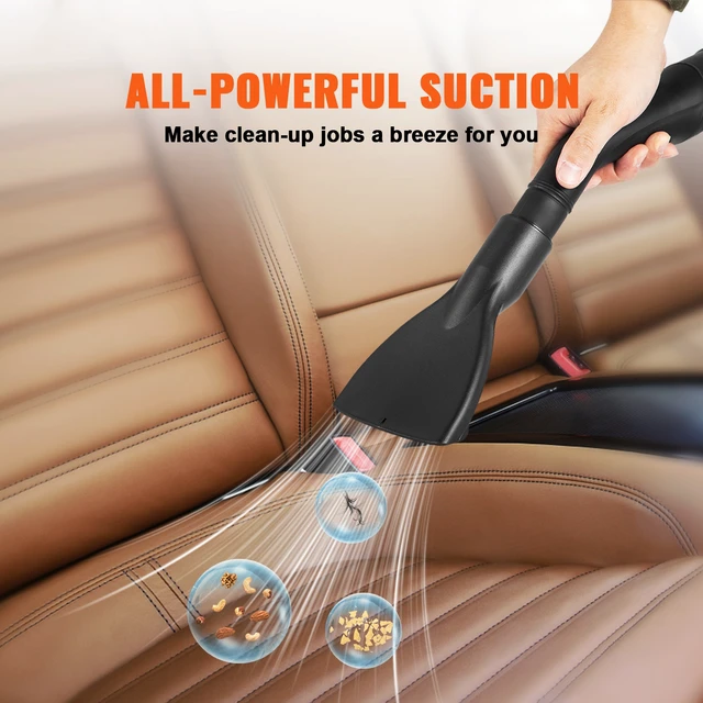 Alt view image 7 of 7 - Wet Dry Vac, 2.6 Gallon, 2.5 Peak HP, 3 in 1 Shop Vacuum with Blowing Function, Portable with Attachments to Clean Floor, Upholstery, Gap, Car, ETL Listed, Yellow